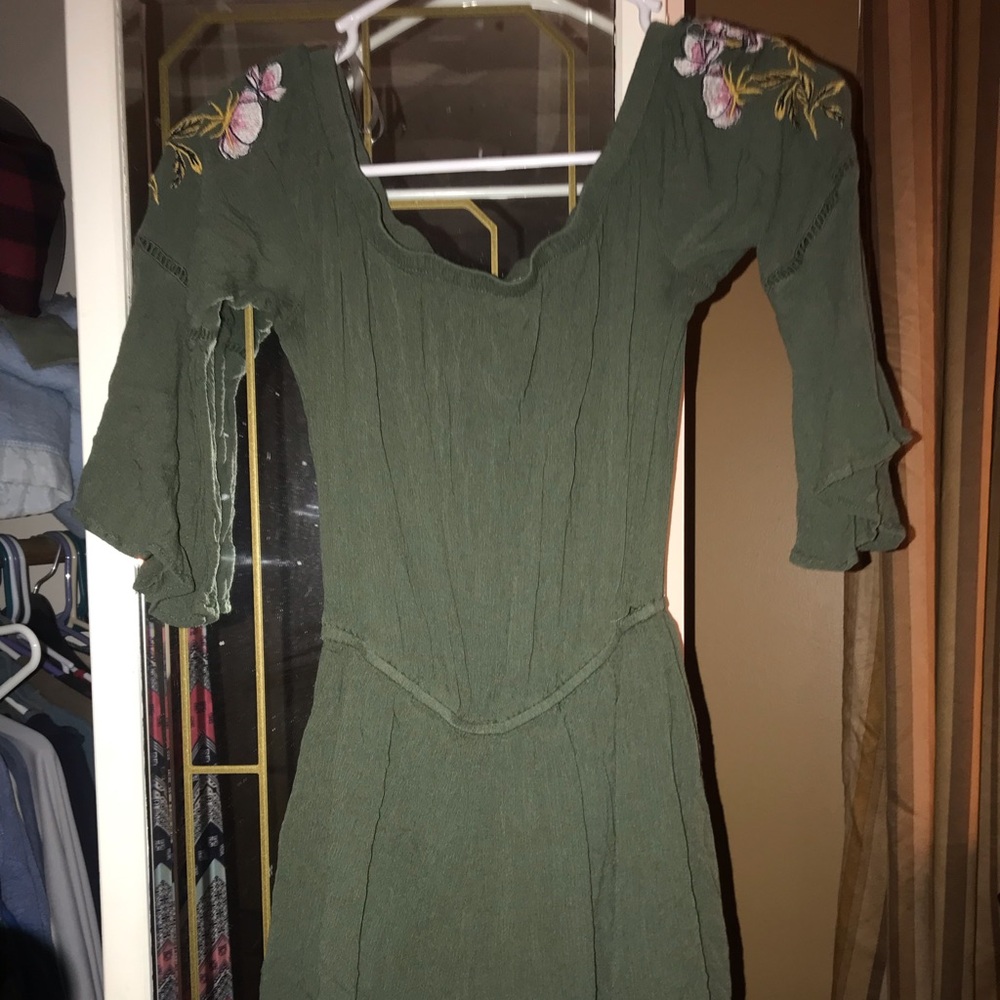 Off shoulder romper